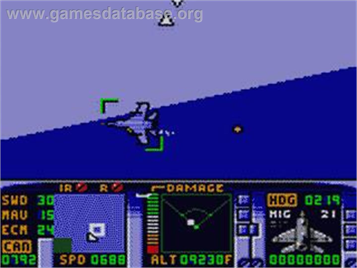 F-15 Strike Eagle - Sega Game Gear - Artwork - In Game