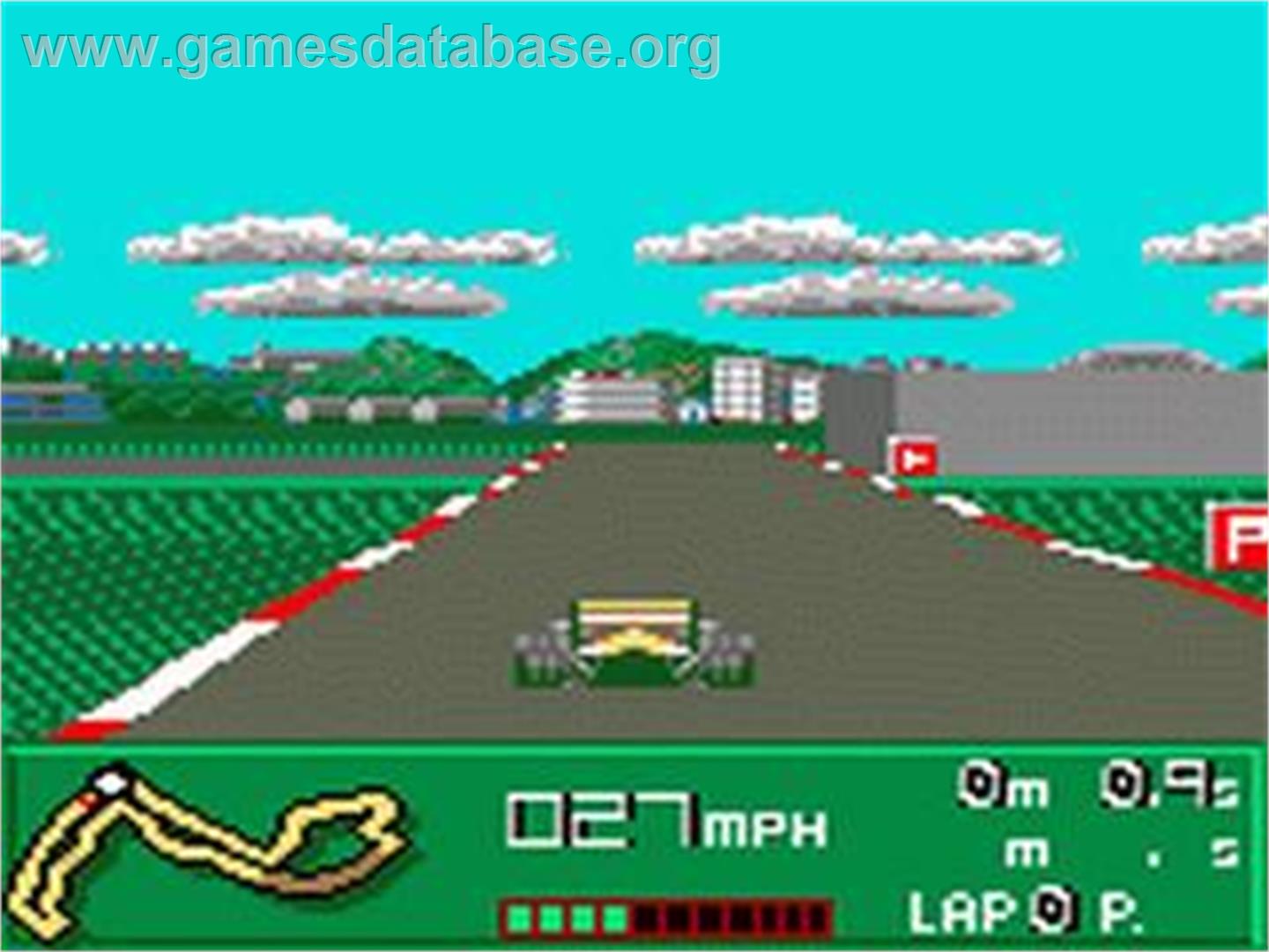 F1 - World Championship Edition - Sega Game Gear - Artwork - In Game