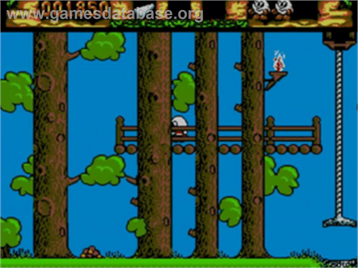 Fantastic Adventures of Dizzy - Sega Game Gear - Artwork - In Game