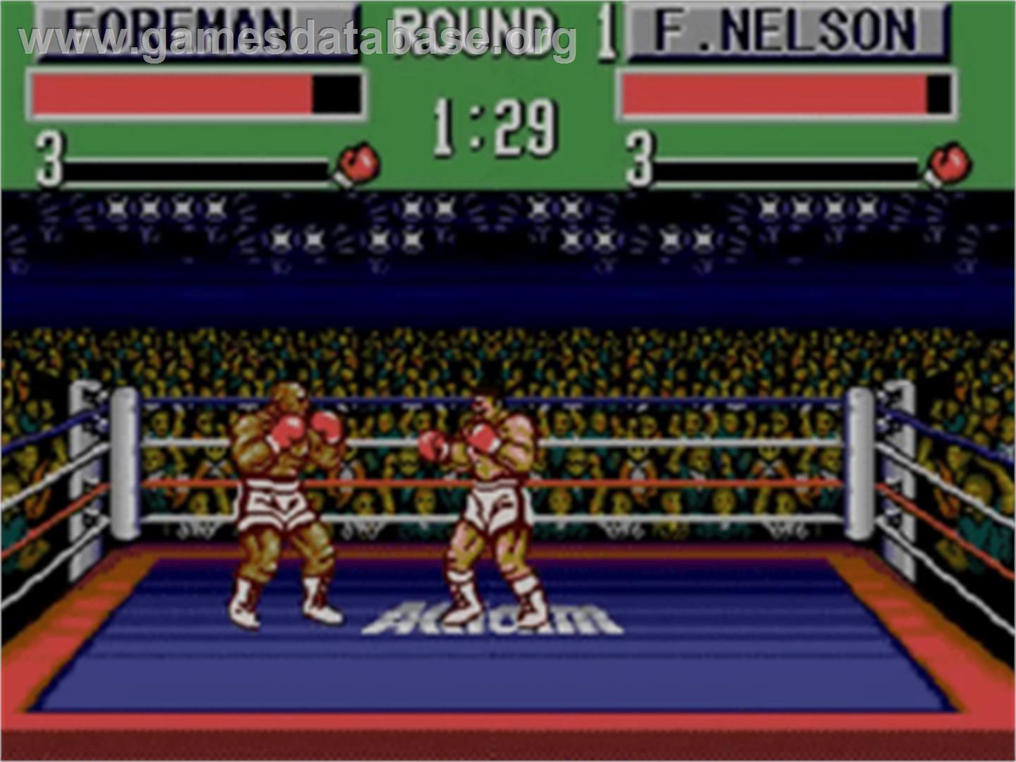 George Foreman's KO Boxing - Sega Game Gear - Artwork - In Game