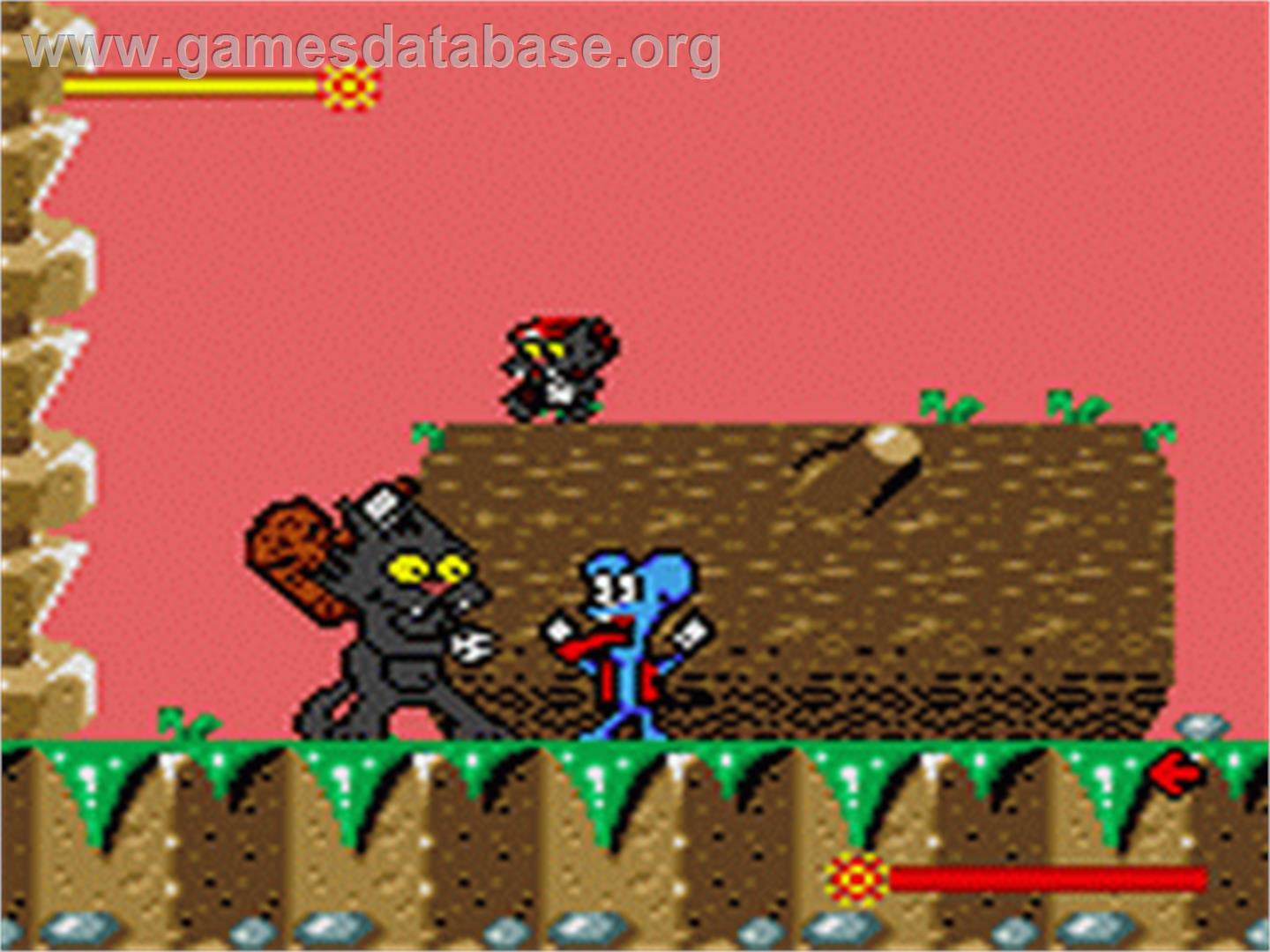Itchy & Scratchy Game - Sega Game Gear - Artwork - In Game