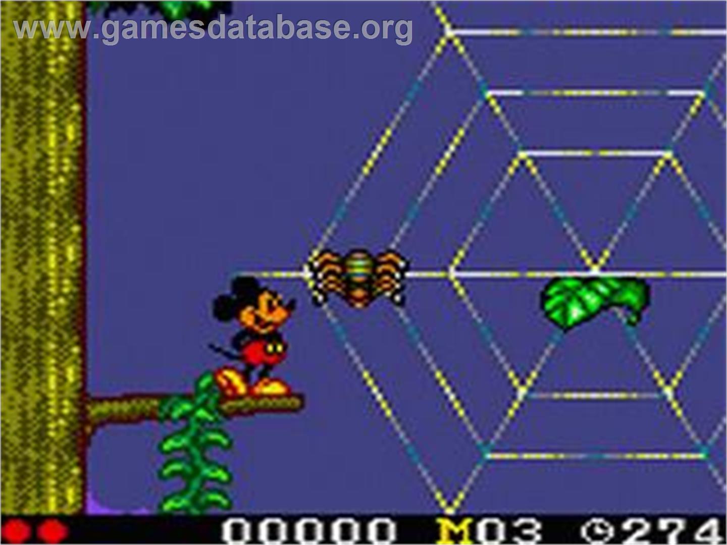 Land Of Illusion Starring Mickey Mouse - Sega Game Gear - Artwork - In Game