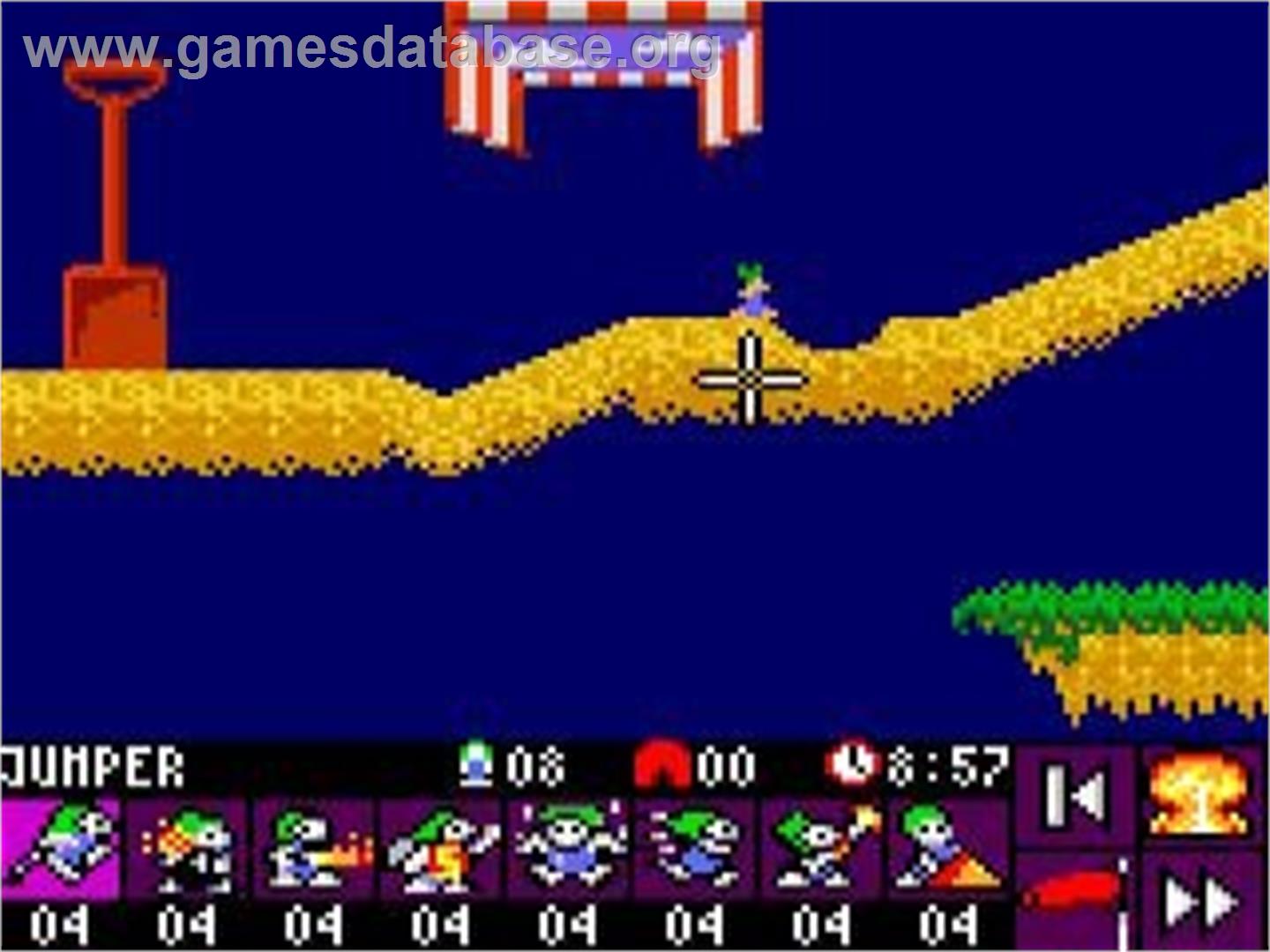Lemmings 2 - The Tribes - Sega Game Gear - Artwork - In Game