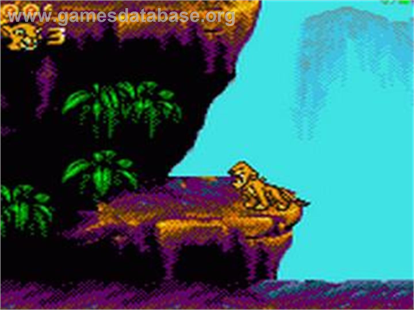 Lion King ,The - Sega Game Gear - Artwork - In Game