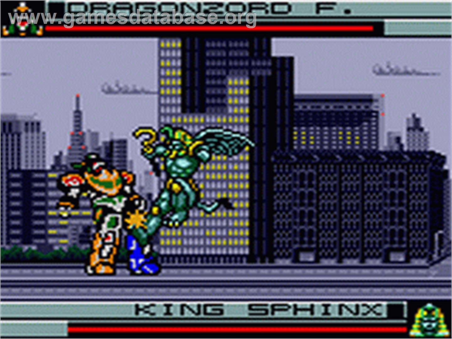 Mighty Morphin Power Rangers - Sega Game Gear - Artwork - In Game