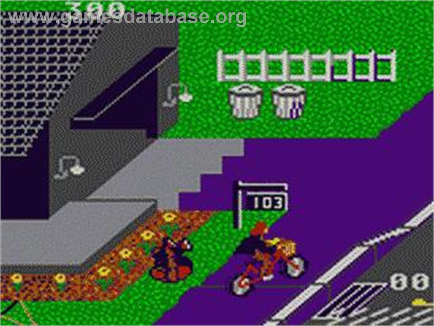 Paperboy - Sega Game Gear - Artwork - In Game
