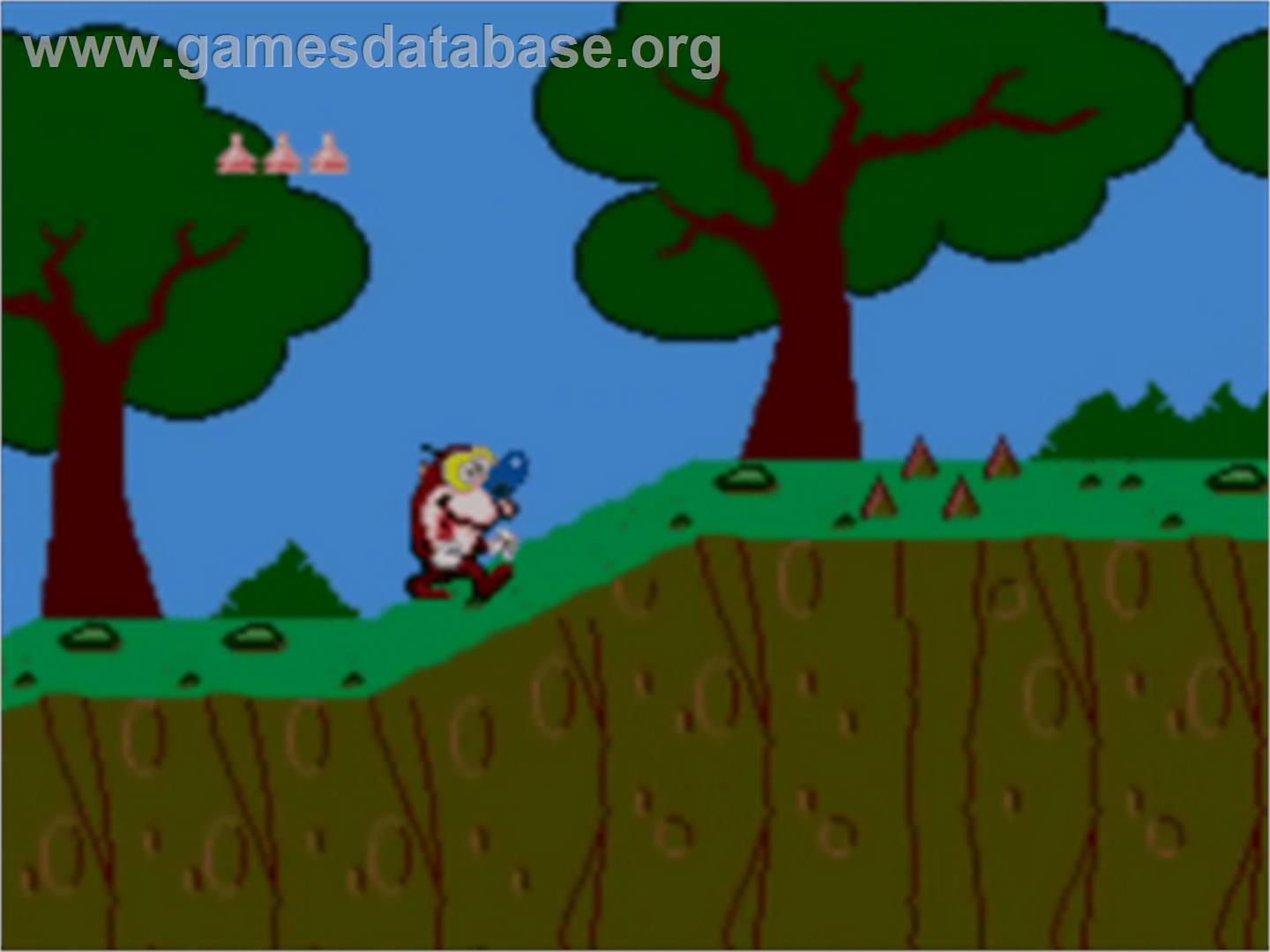 Quest for the Shaven Yak starring Ren Hoëk & Stimpy - Sega Game Gear - Artwork - In Game