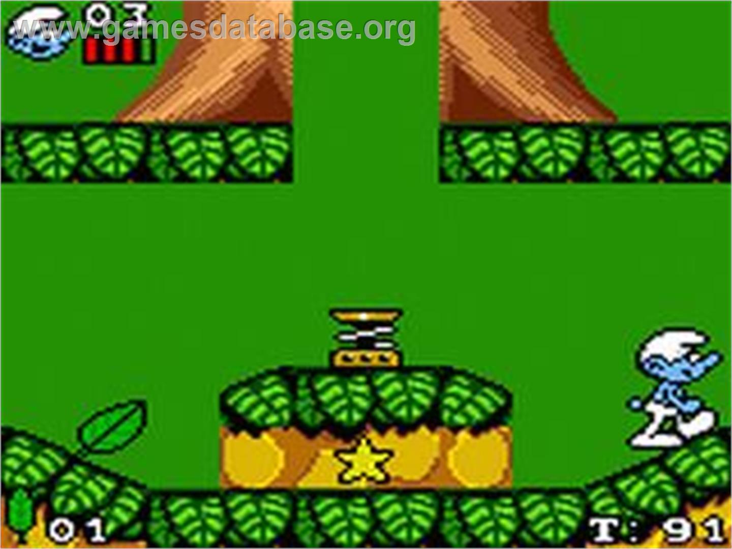 Schtroumpfs, Les - Sega Game Gear - Artwork - In Game