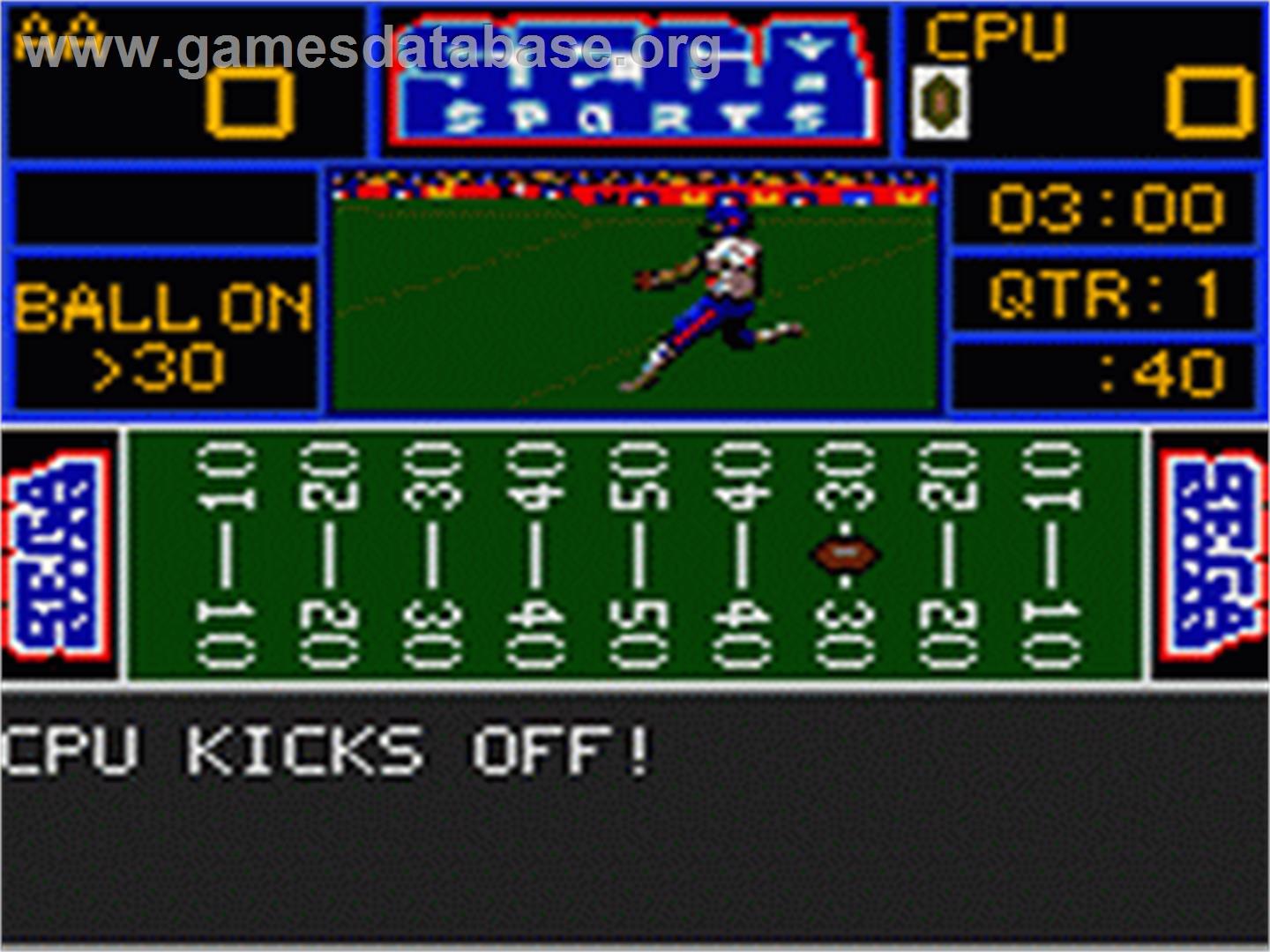 Sports Trivia: Championship Edition - Sega Game Gear - Artwork - In Game
