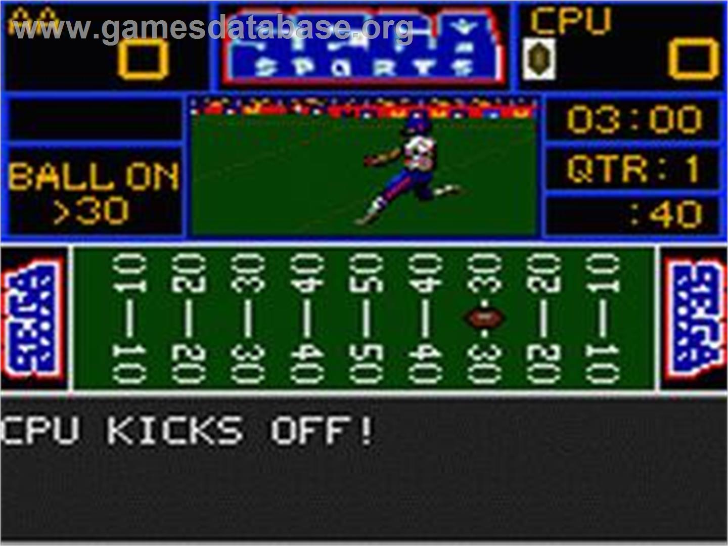 Sports Trivia - Sega Game Gear - Artwork - In Game