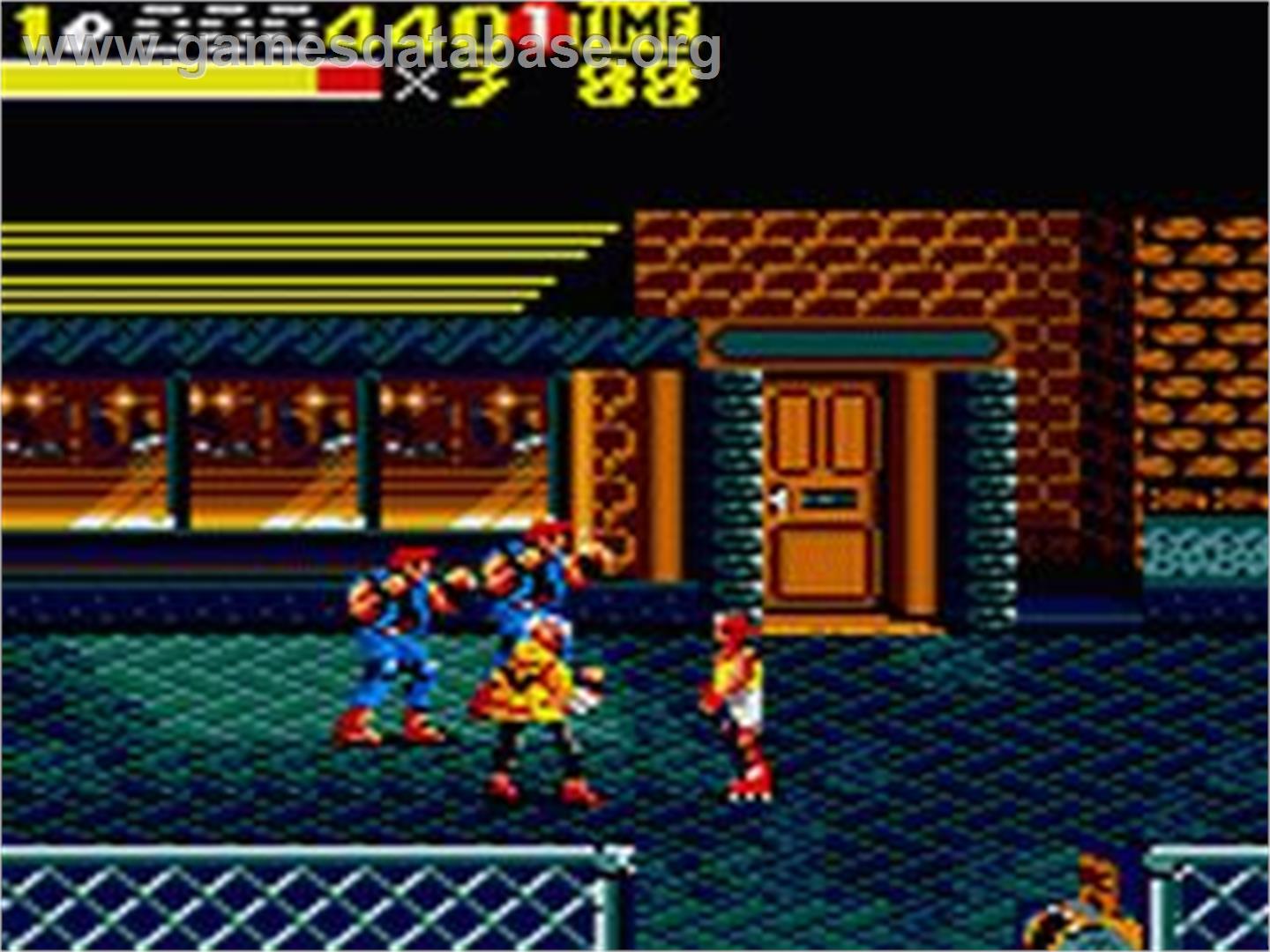 Streets Of Rage 2 - Sega Game Gear - Artwork - In Game