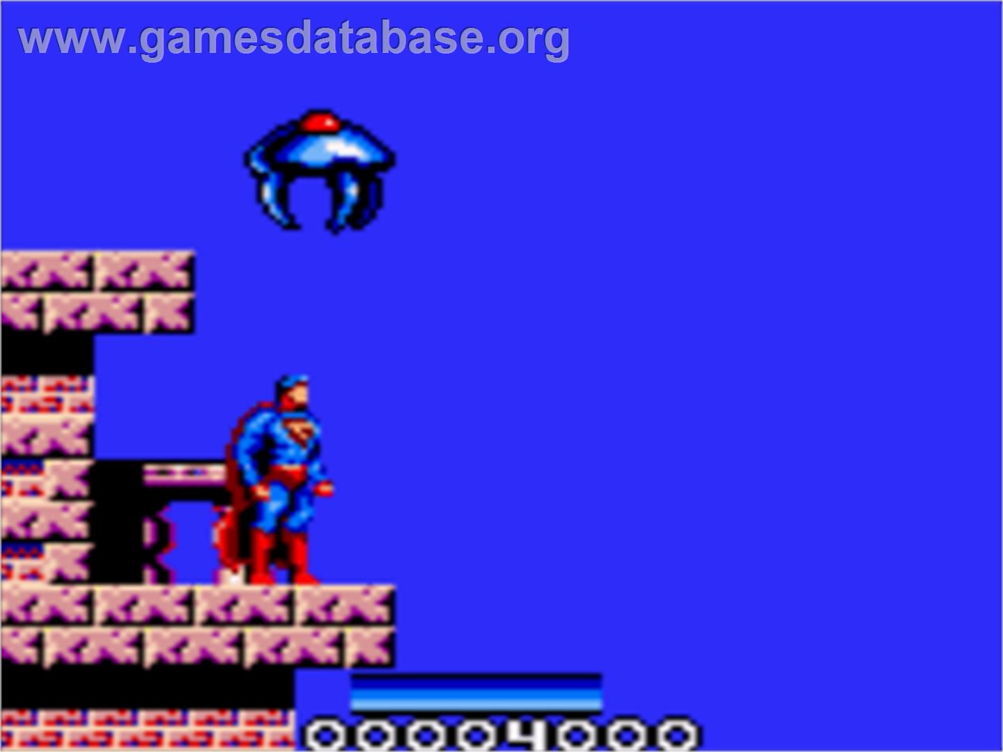 Superman: The Man of Steel - Sega Game Gear - Artwork - In Game