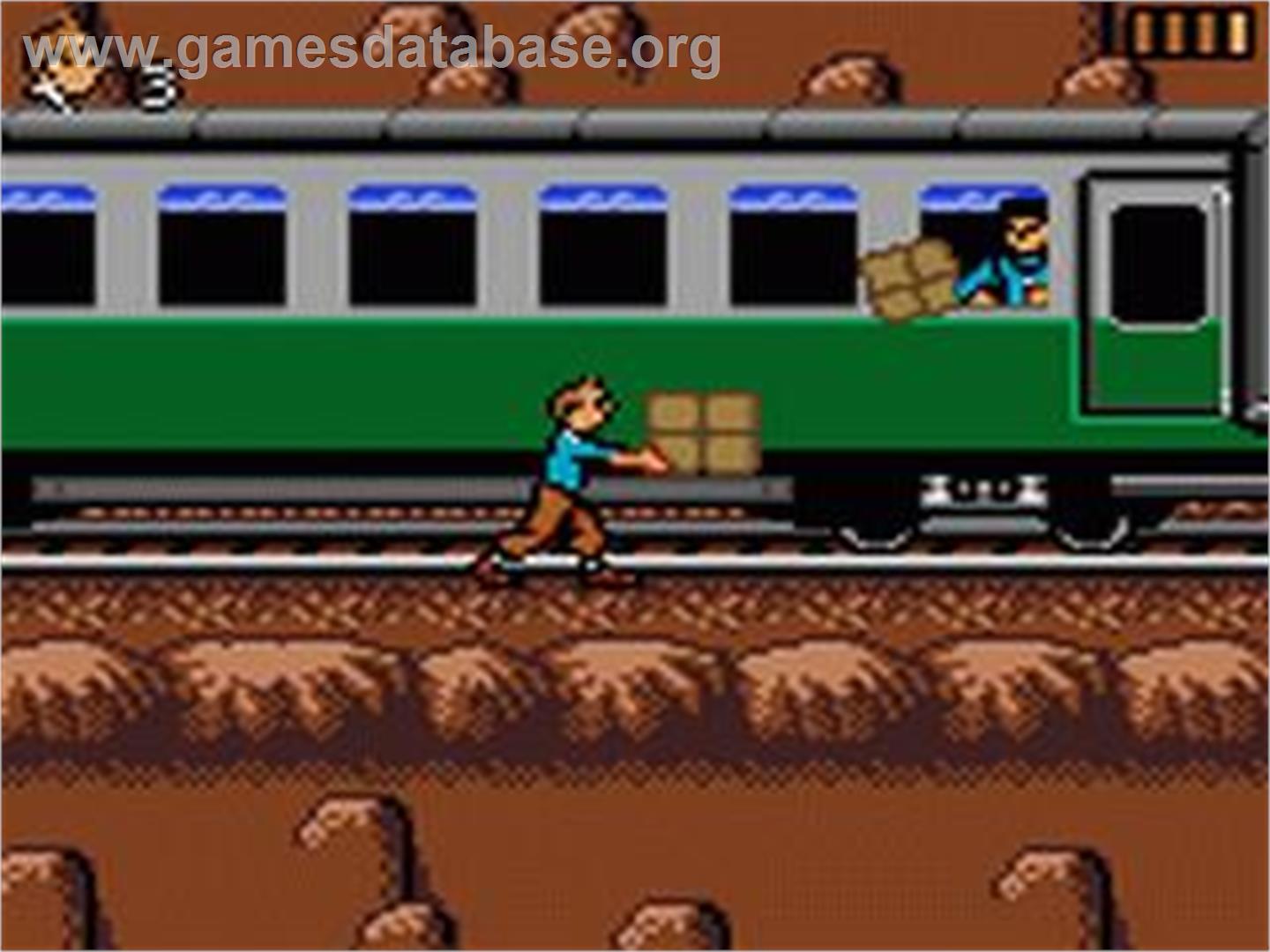 Tintin Au Tibet - Sega Game Gear - Artwork - In Game