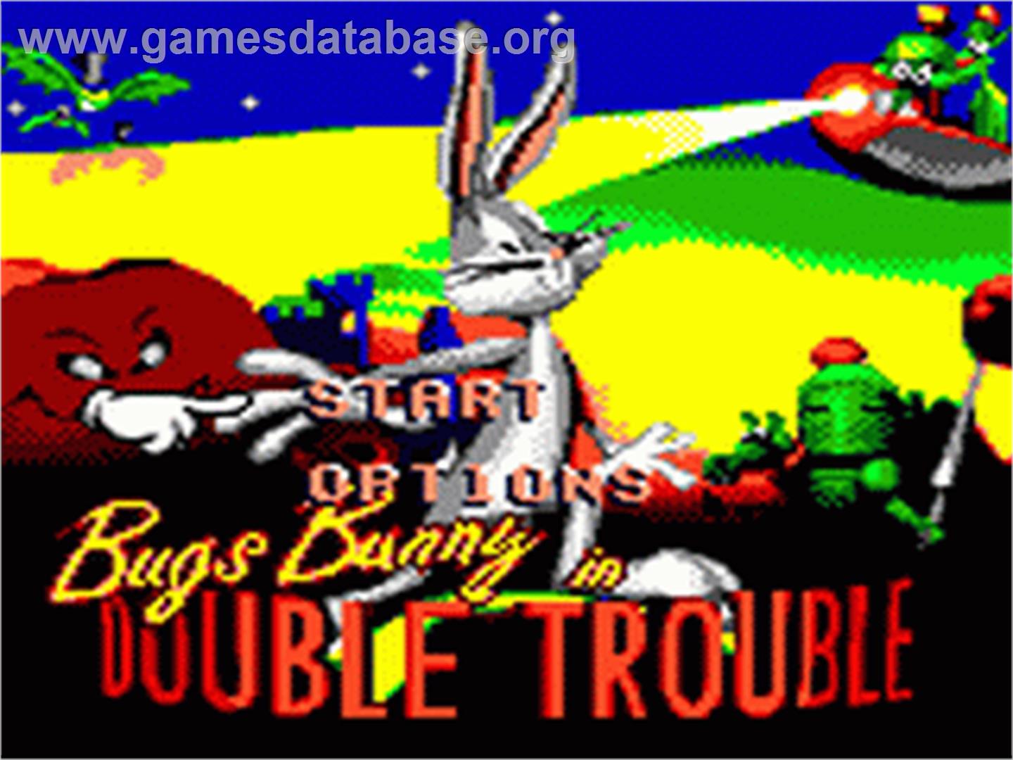 Bugs Bunny in Double Trouble - Sega Game Gear - Artwork - Title Screen