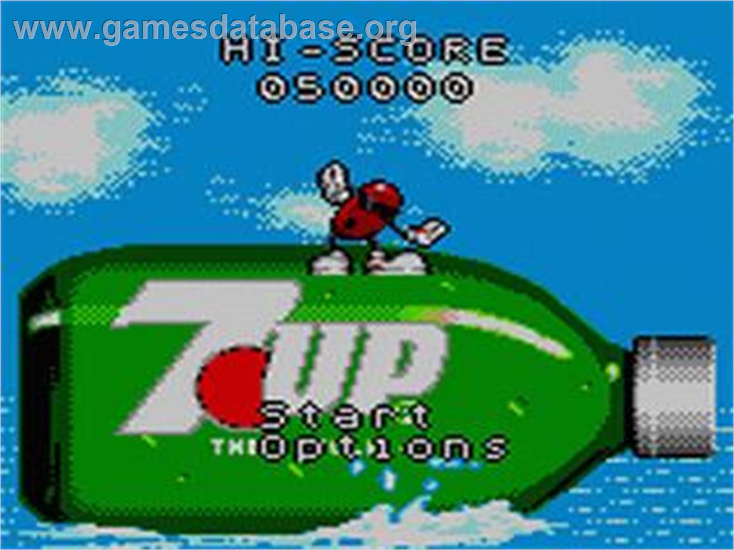 Cool Spot - Sega Game Gear - Artwork - Title Screen