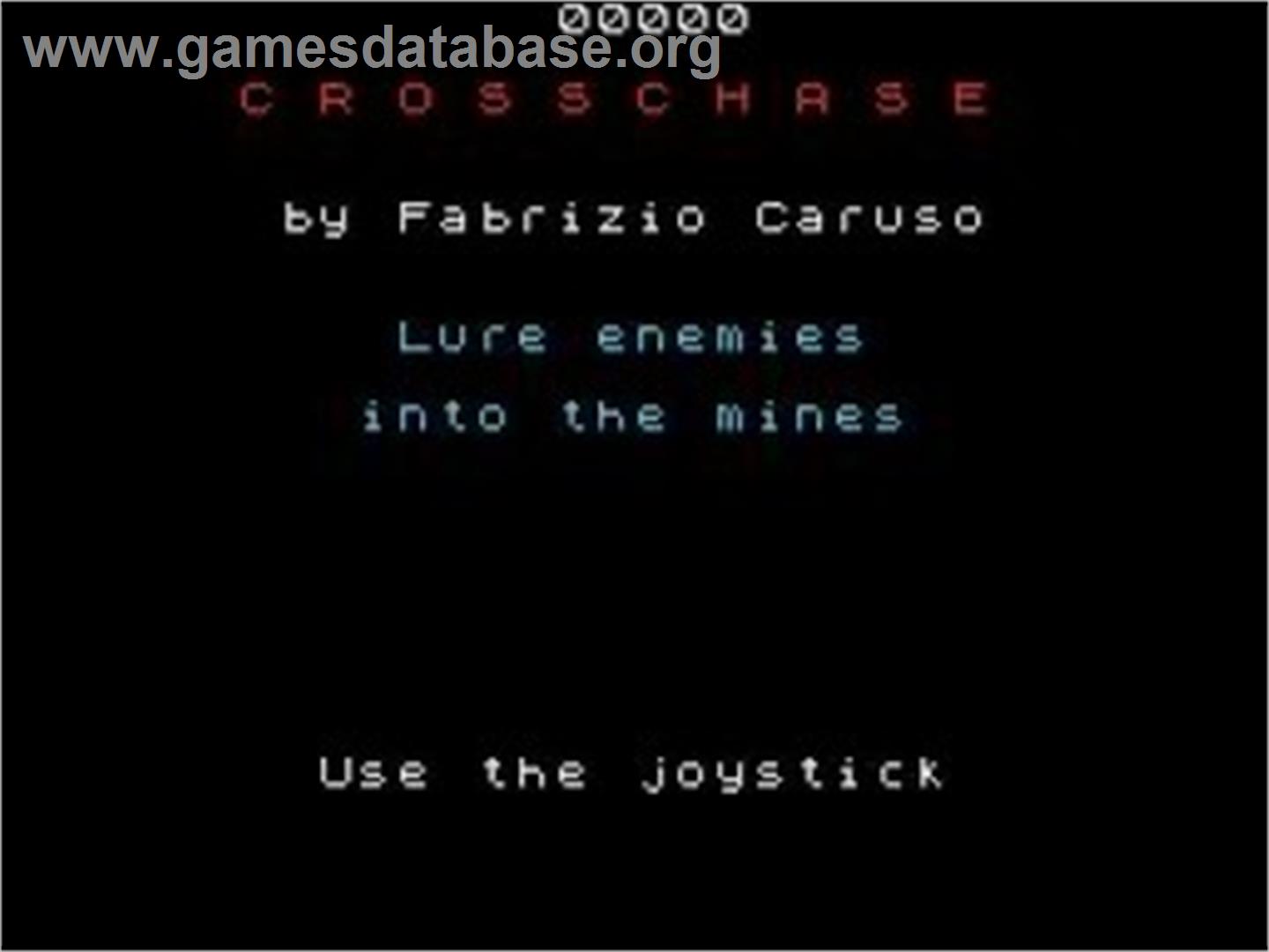 Cross Chase - Sega Game Gear - Artwork - Title Screen