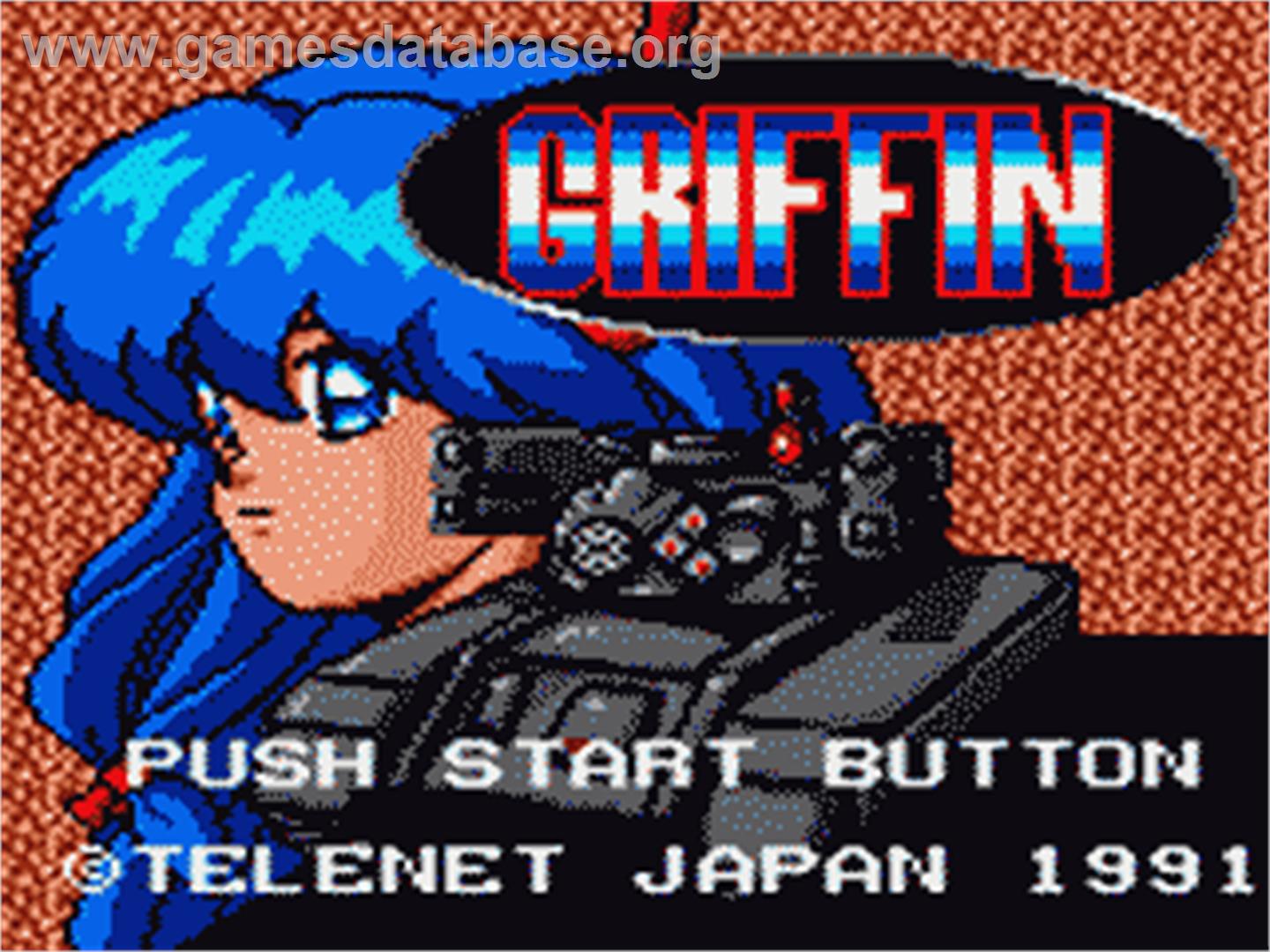 Griffin - Sega Game Gear - Artwork - Title Screen