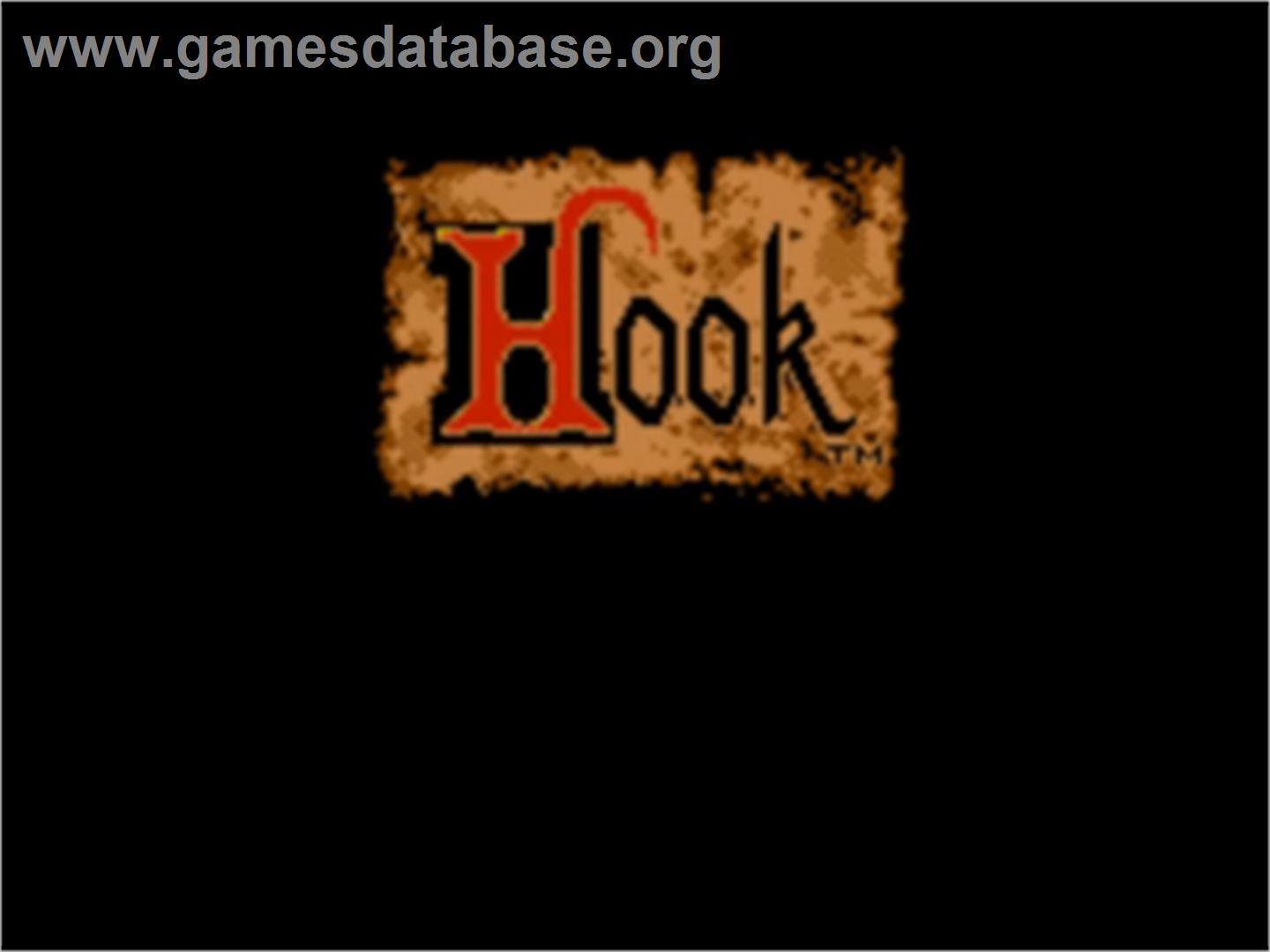 Hook - Sega Game Gear - Artwork - Title Screen