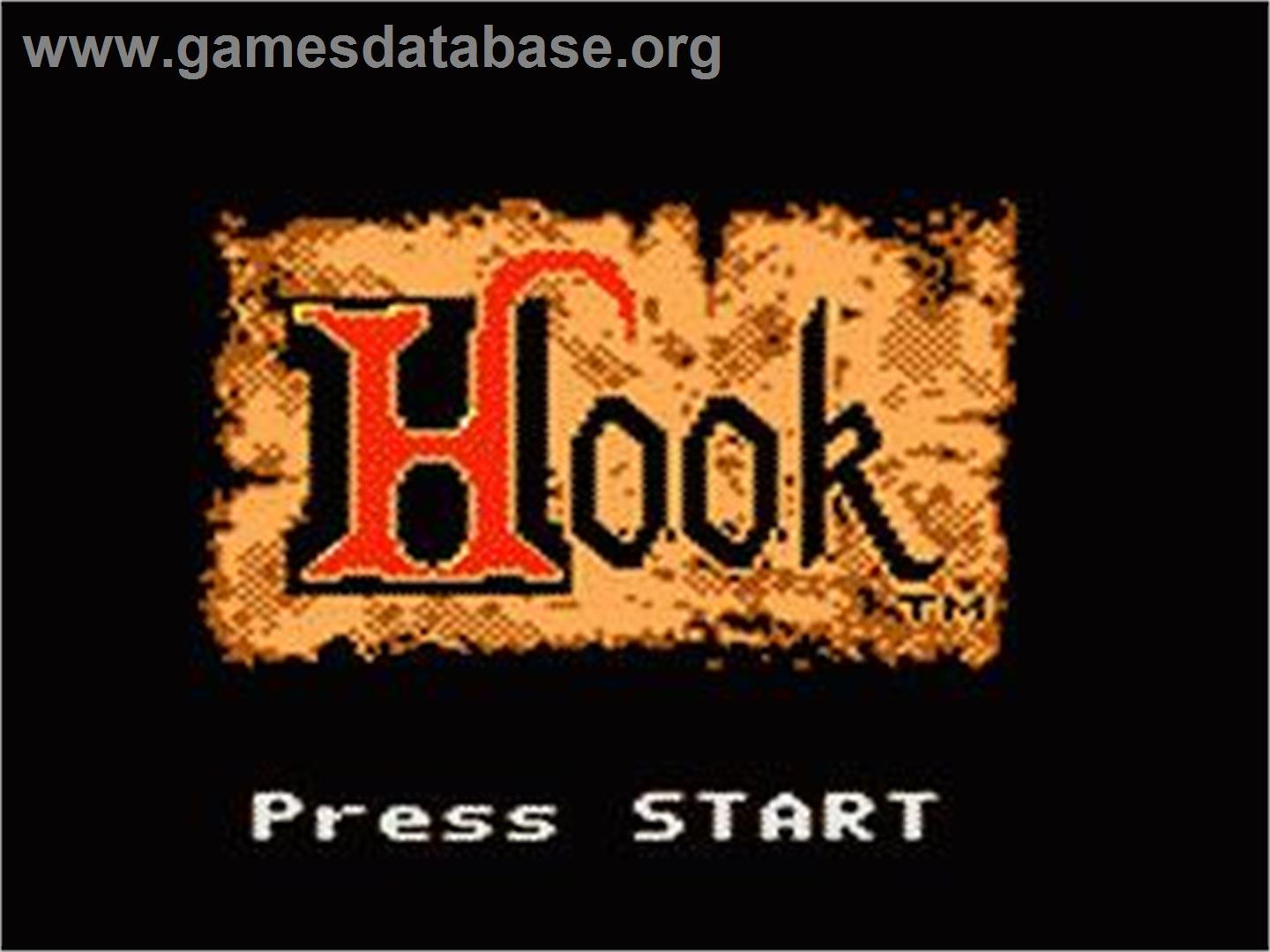 Hook - Sega Game Gear - Artwork - Title Screen