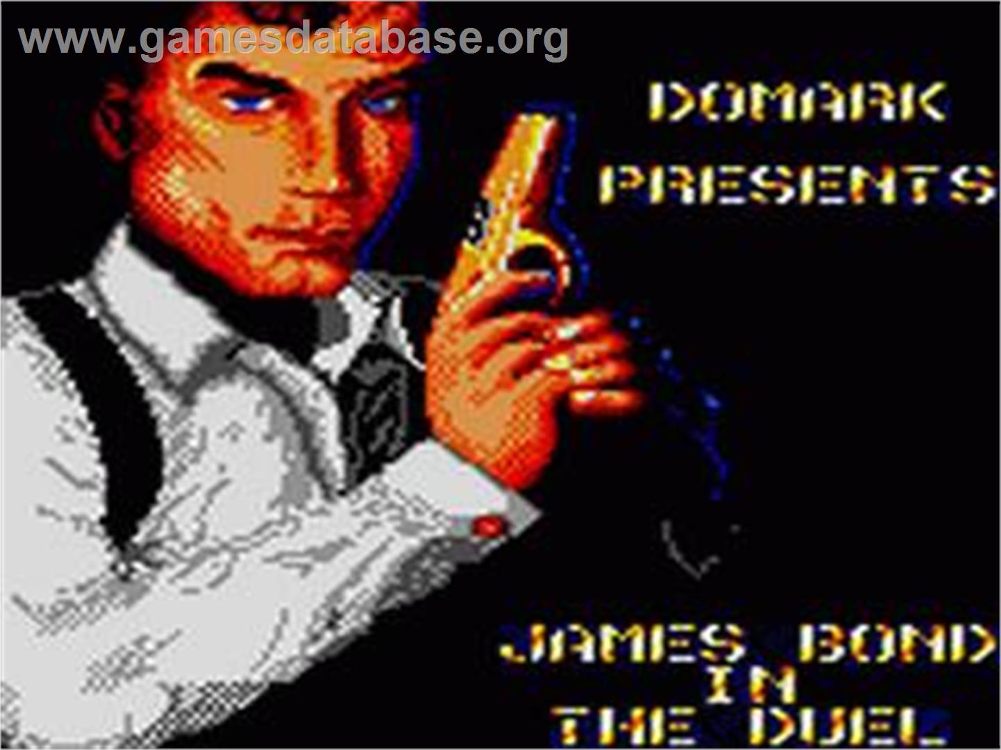 James Bond 007 - The Duel - Sega Game Gear - Artwork - Title Screen
