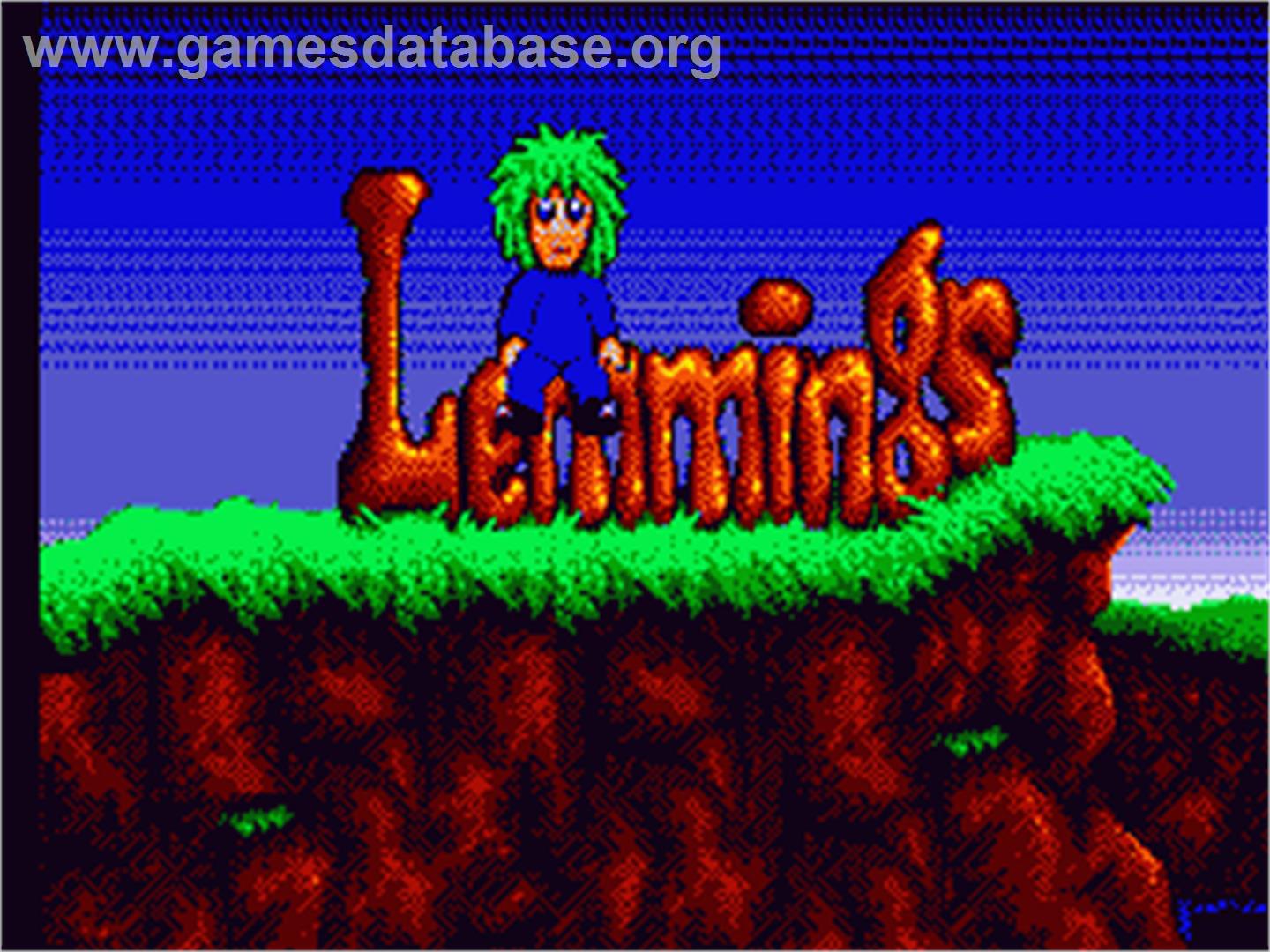 Lemmings - Sega Game Gear - Artwork - Title Screen