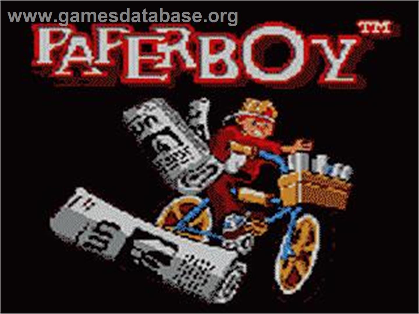 Paperboy - Sega Game Gear - Artwork - Title Screen