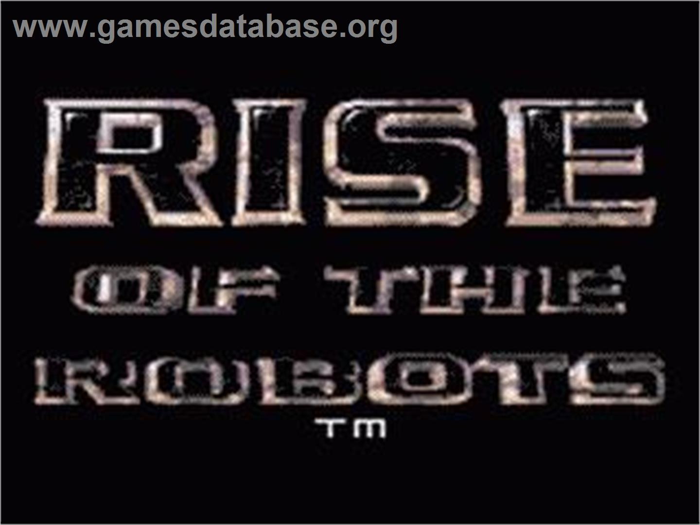 Rise Of The Robots - Sega Game Gear - Artwork - Title Screen