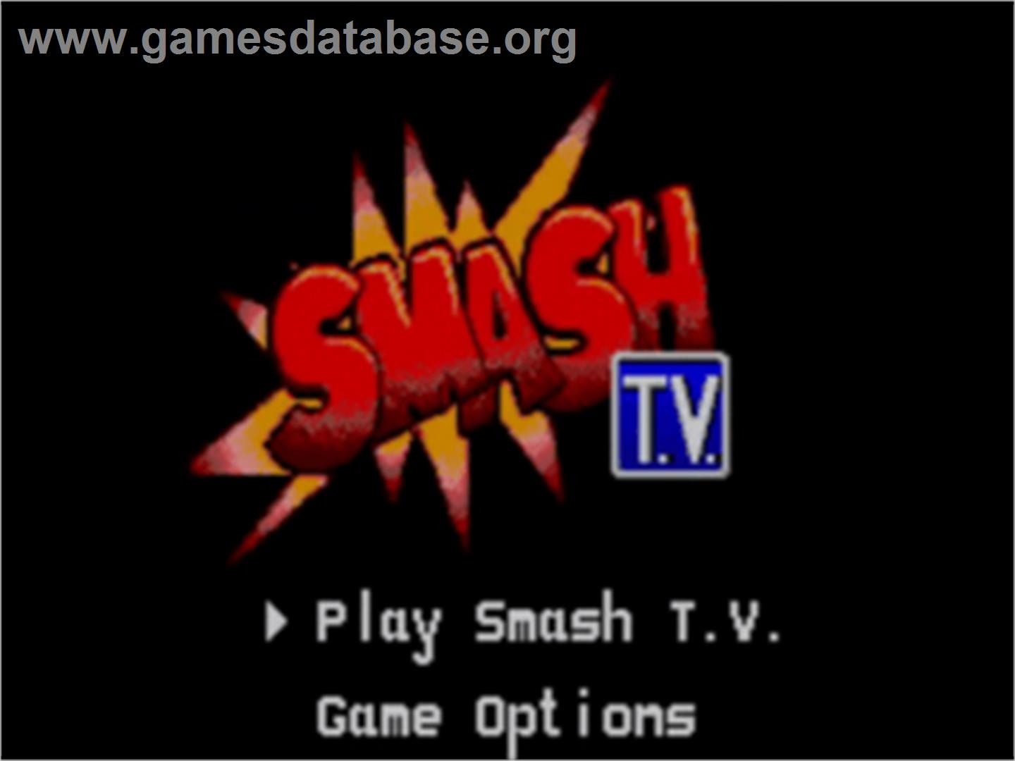 Smash T.V. - Sega Game Gear - Artwork - Title Screen