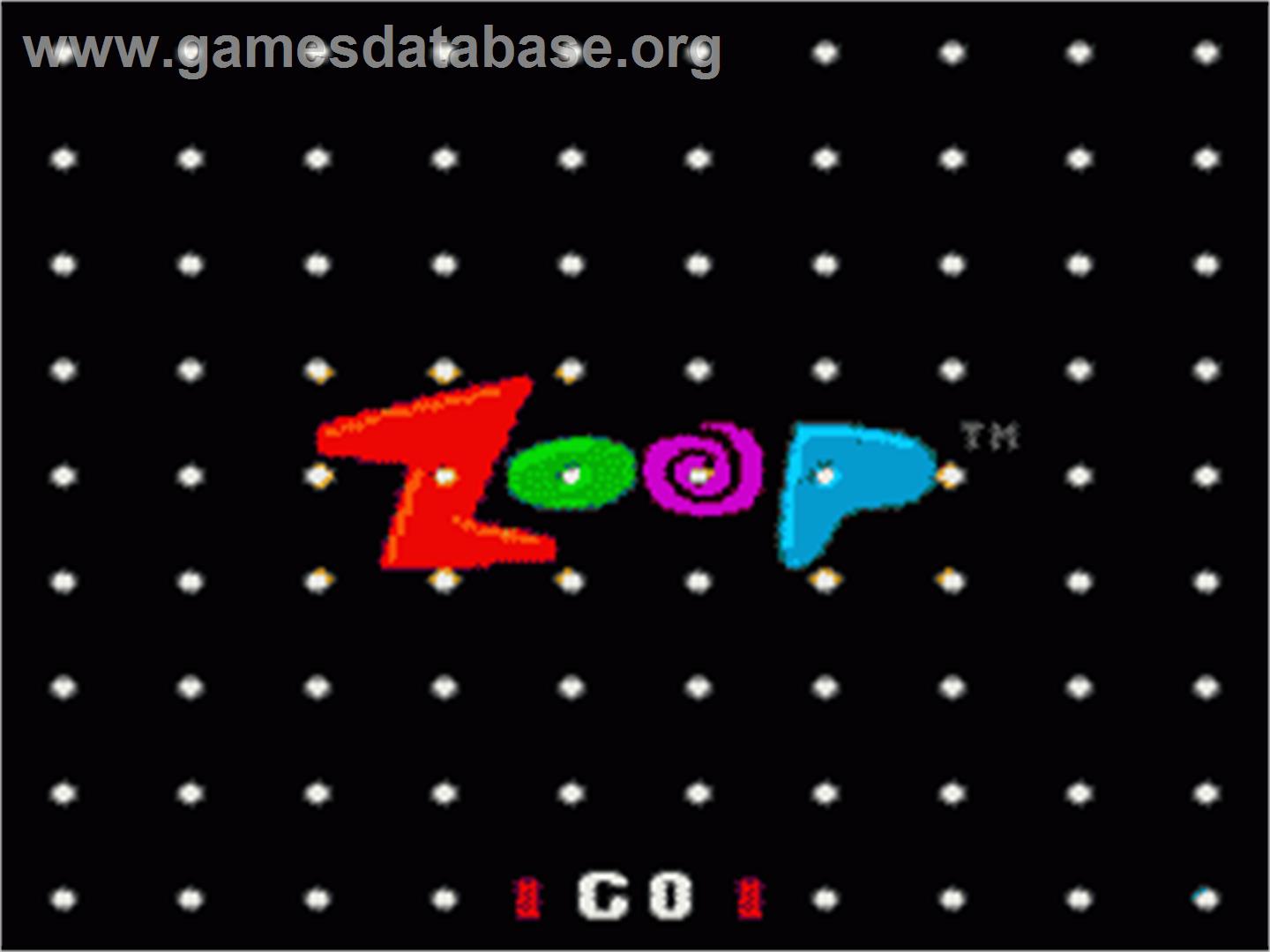 Zoop - Sega Game Gear - Artwork - Title Screen