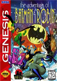 Box cover for Adventures Of Batman And Robin, The on the Sega Genesis.