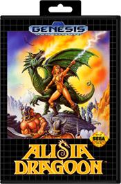 Box cover for Alisia Dragoon on the Sega Genesis.