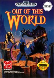 Box cover for Another World on the Sega Genesis.