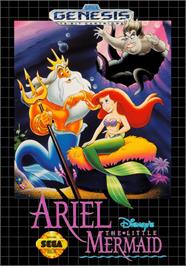 Box cover for Ariel - The Little Mermaid on the Sega Genesis.