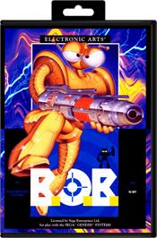 Box cover for B.O.B. on the Sega Genesis.