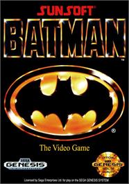 Box cover for Batman on the Sega Genesis.