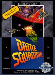 Box cover for Battle Squadron on the Sega Genesis.