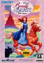 Box cover for Beauty And The Beast - Belle's Quest on the Sega Genesis.