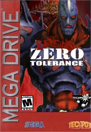 Box cover for Beyond Zero Tolerance on the Sega Genesis.