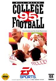 Box cover for Bill Walsh College Football '95 on the Sega Genesis.