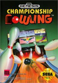 Box cover for Boogie Woogie Bowling on the Sega Genesis.