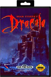 Box cover for Bram Stoker's Dracula on the Sega Genesis.