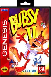 Box cover for Bubsy 2 on the Sega Genesis.