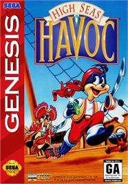 Box cover for Captain Lang on the Sega Genesis.