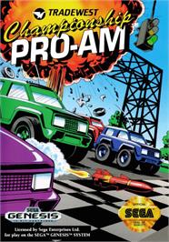 Box cover for Championship Pro-am on the Sega Genesis.