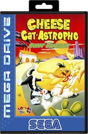 Box cover for Cheese Cat-Astrophe starring Speedy Gonzales on the Sega Genesis.
