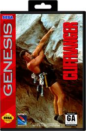 Box cover for Cliffhanger on the Sega Genesis.