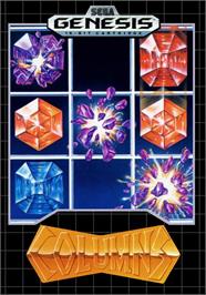 Box cover for Columns on the Sega Genesis.