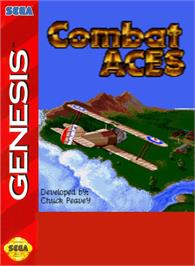 Box cover for Combat Aces on the Sega Genesis.