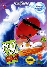 Box cover for Cool Spot on the Sega Genesis.