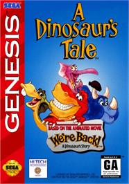 Box cover for Dinosaur's Tale, A on the Sega Genesis.